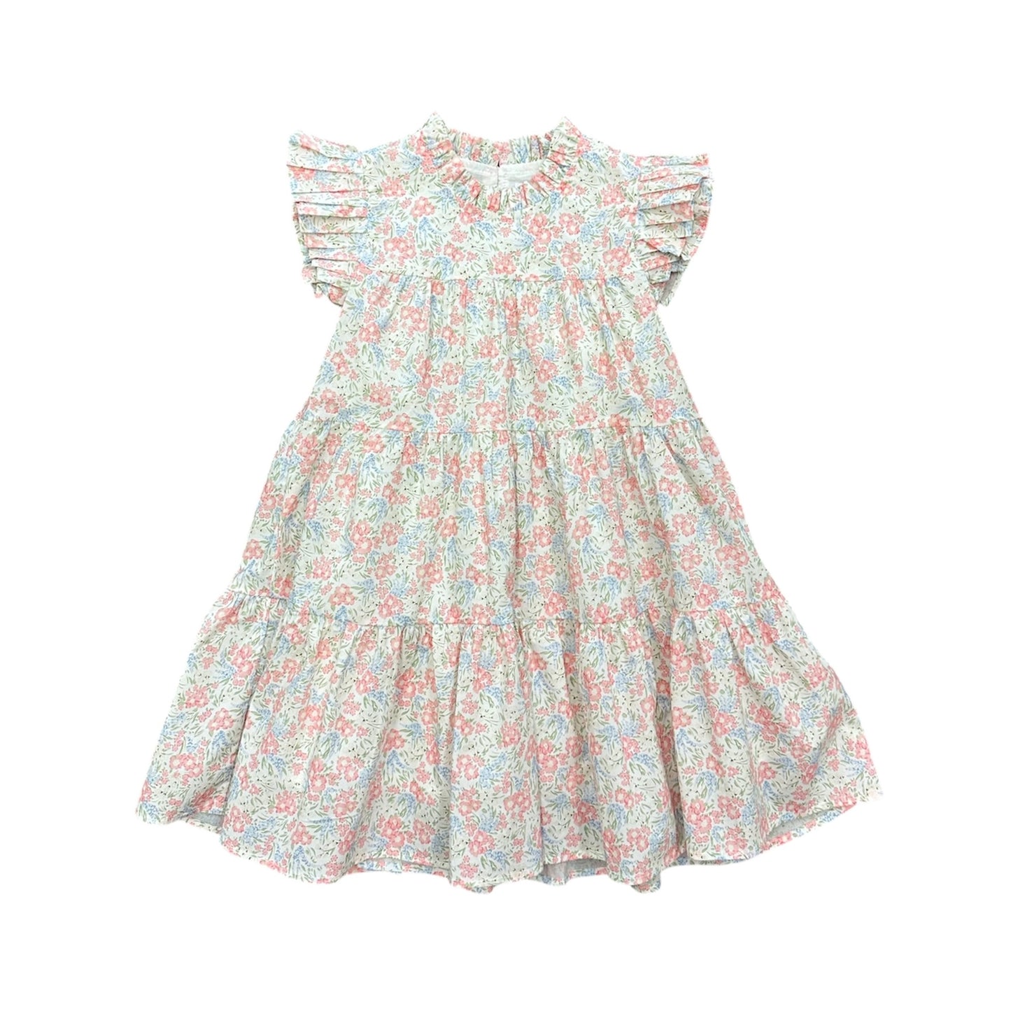 Lulu Bebe Carly Spring Floral Tiered Dress