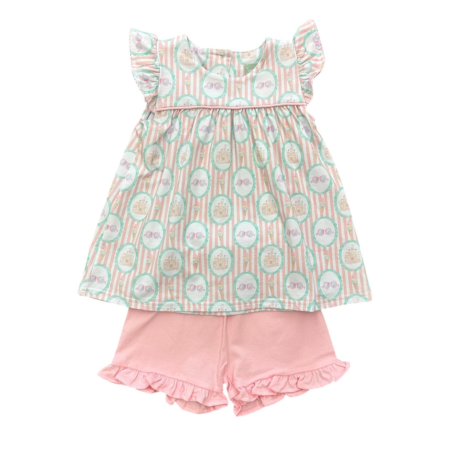 Sage & Lilly Sand Castle Abi Short Set