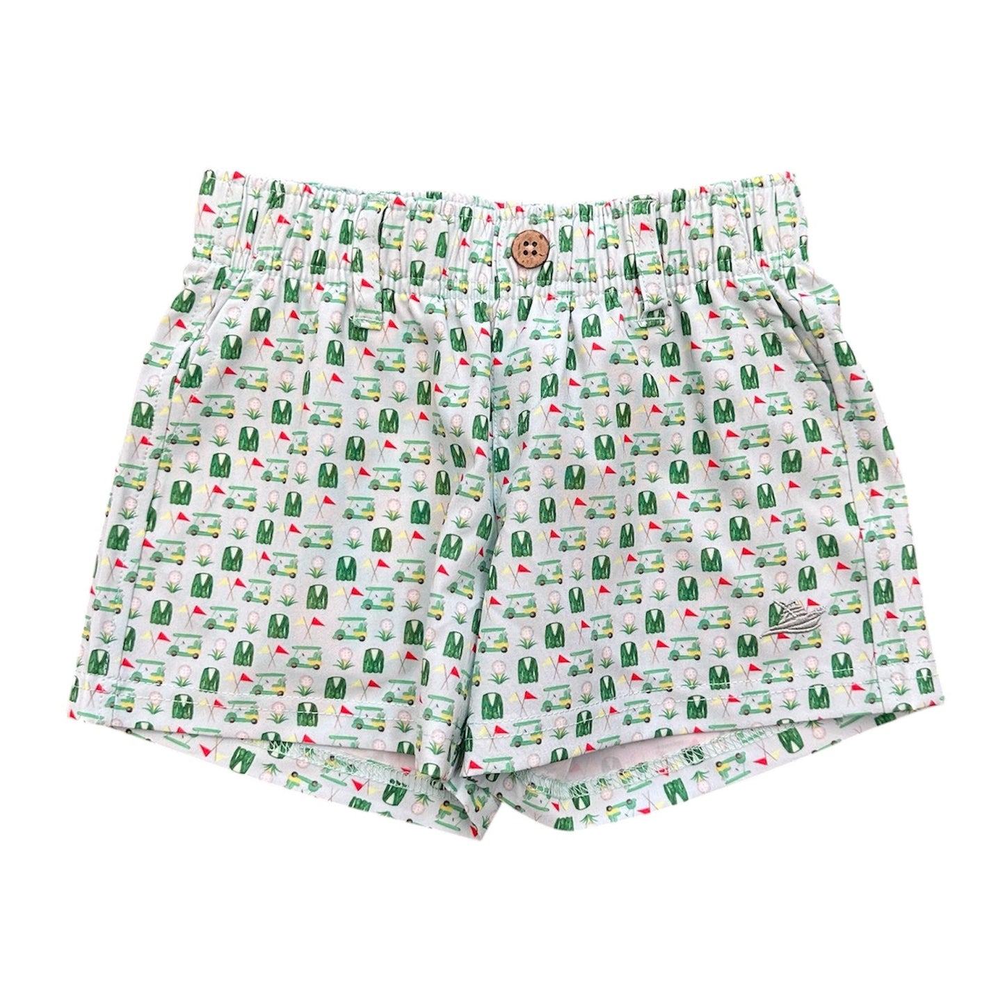 South Bound Green Golf Performance Play Shorts