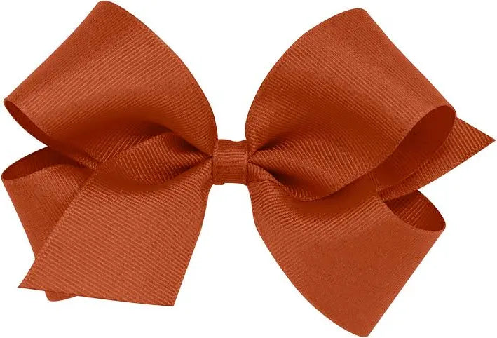 Wee Ones Burnt Orange Grosgrain Hair Bow - BTO