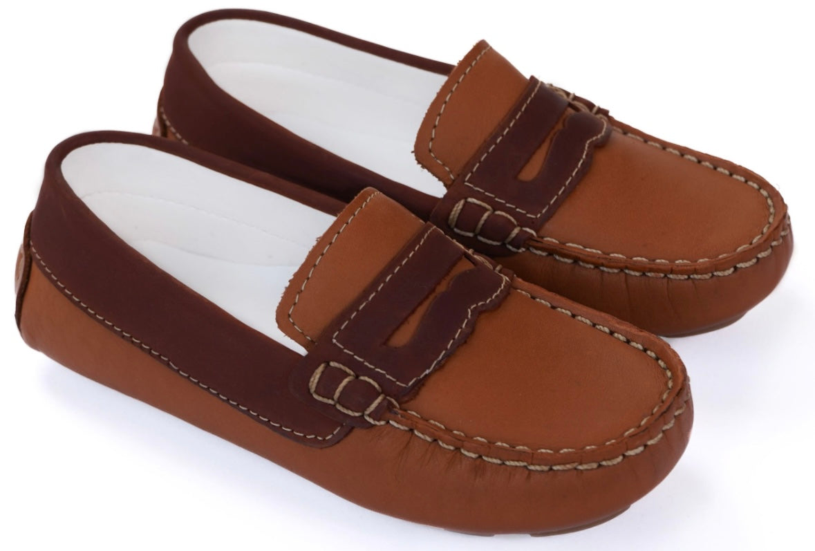 Kone Loafers - 2 Tone Natural / Copper