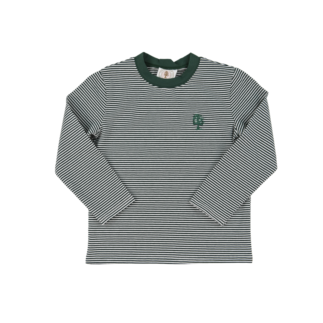 Cypress Row Green Signature Stripe Beau Tee