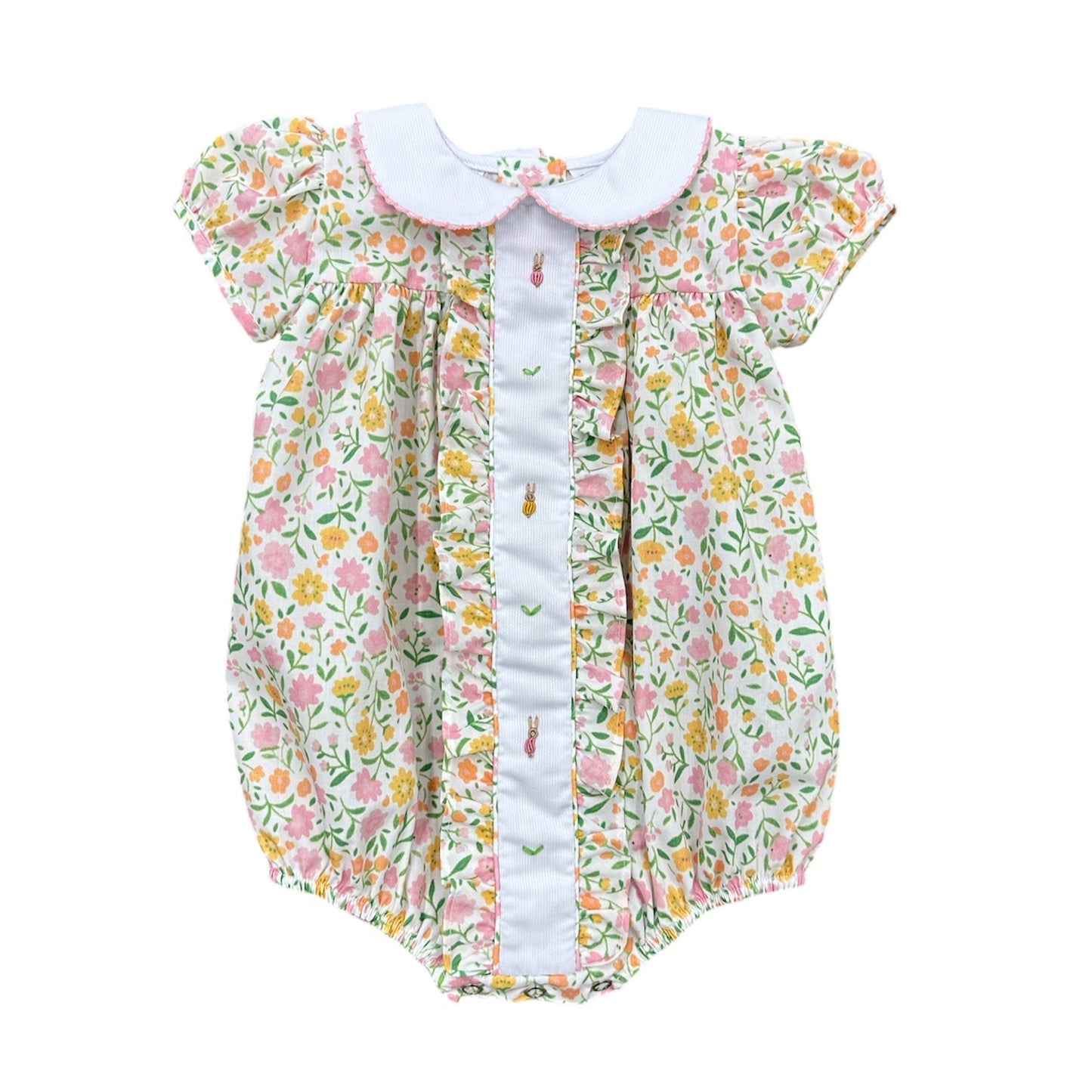 Lulu Bebe Milly Bunny Hop Floral Bubble