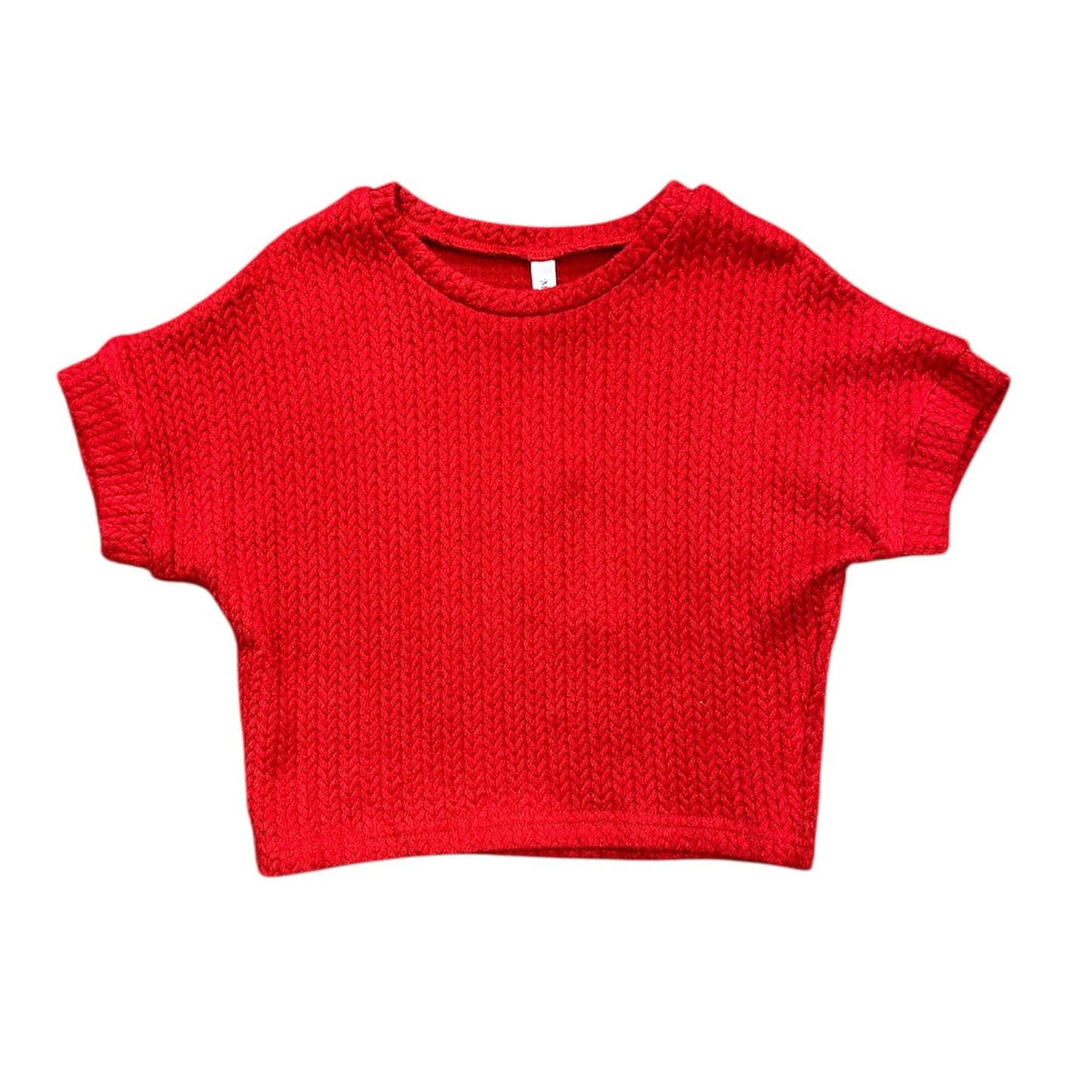 ML Kids Red Oversized Sweater