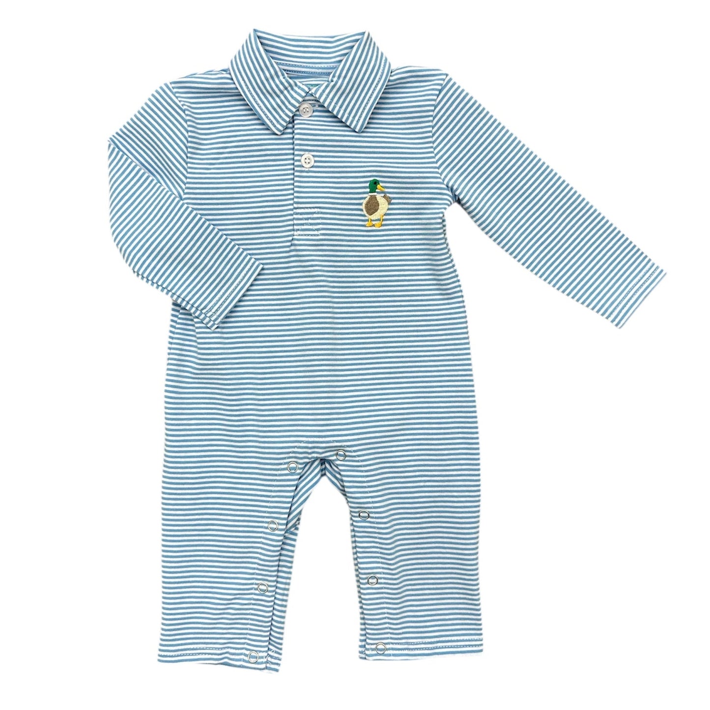 Itsy Bitsy Mallard Polo Romper