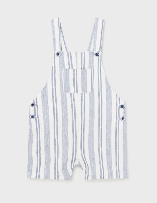 Mayoral Baby Boy Stripe Linen Overall