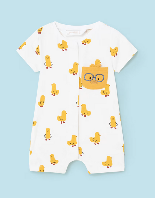 Mayoral Baby Boy Ducky Playsuit