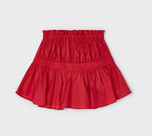Mayoral Girl Candy Apple Red Skirt