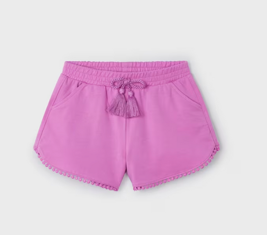 Mayoral Girl Orchid Chenille Shorts