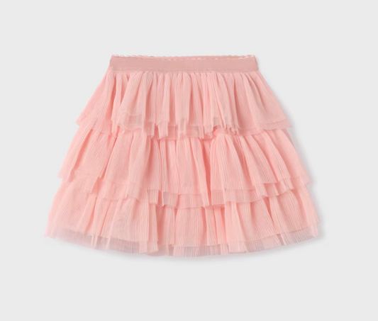 Mayoral Tween Pink Tulle Skirt