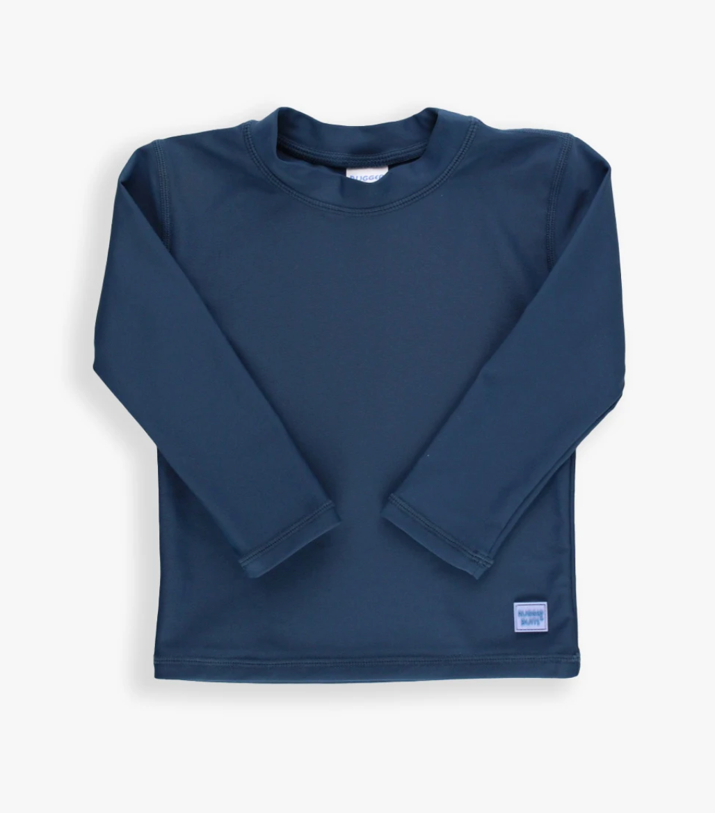 Rugged Butts Navy Long Sleeve Rash Guard
