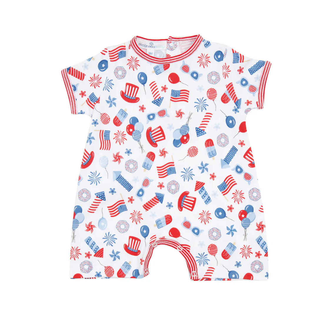 Magnolia Baby Fireworks and Fun Playsuit