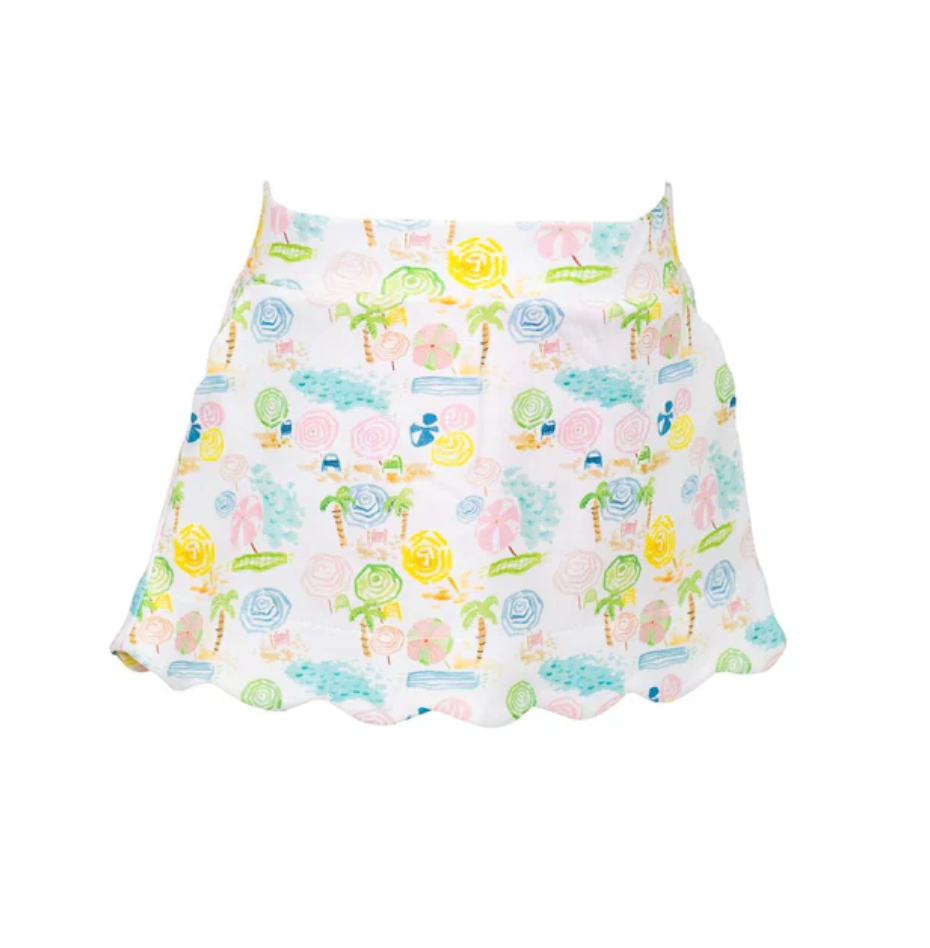 Proper Peony Ocean Club Scallop Skort
