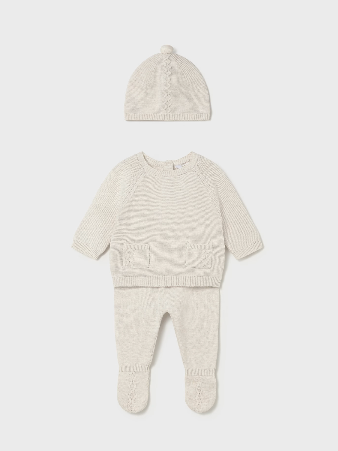 Mayoral Baby Natural 3 Piece Set