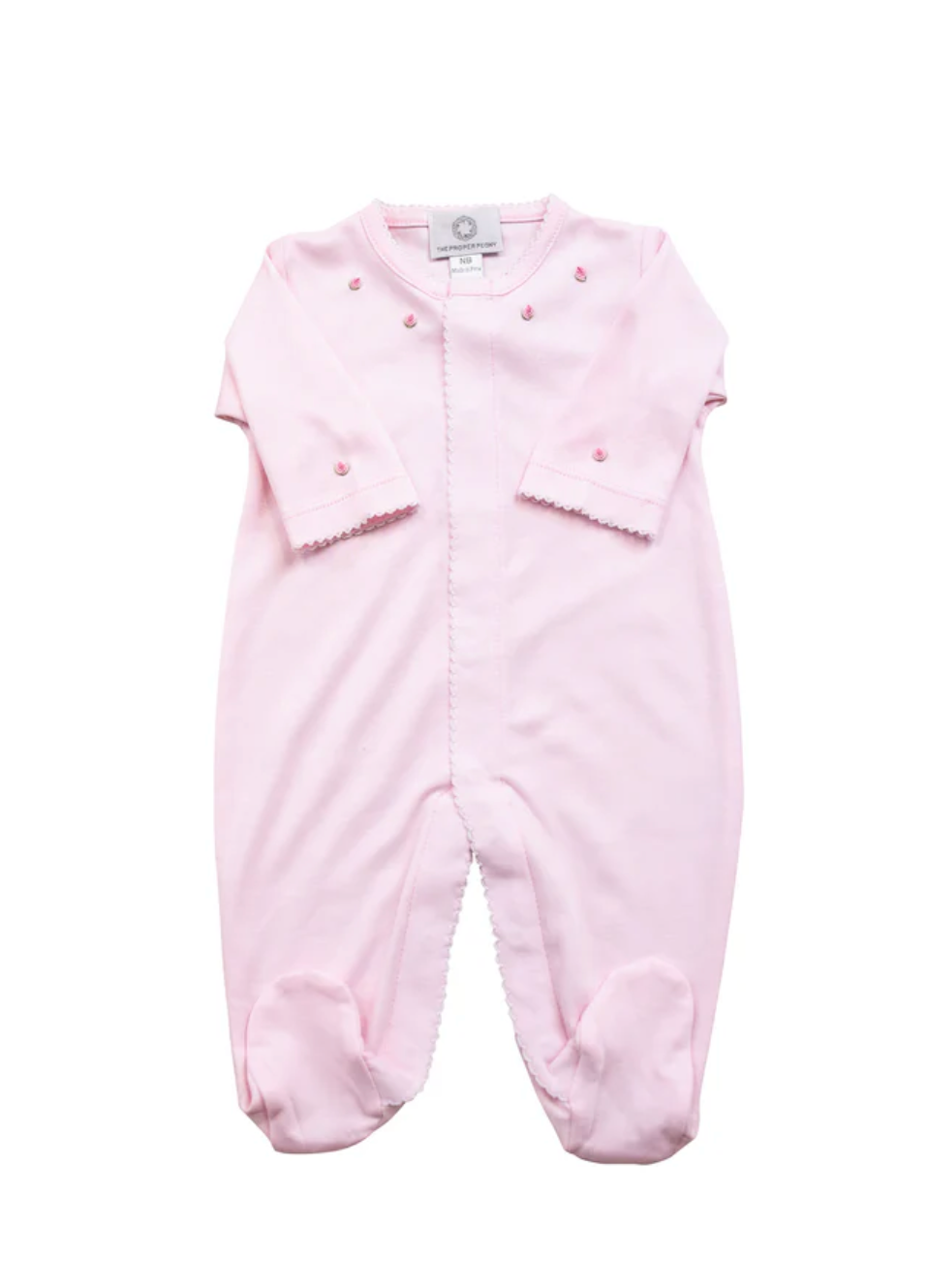 The Proper Peony Pink Footed Pajamas
