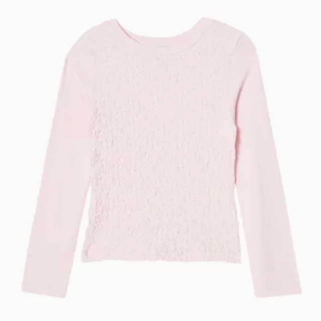 Habitual Girls Pink Smocked Top