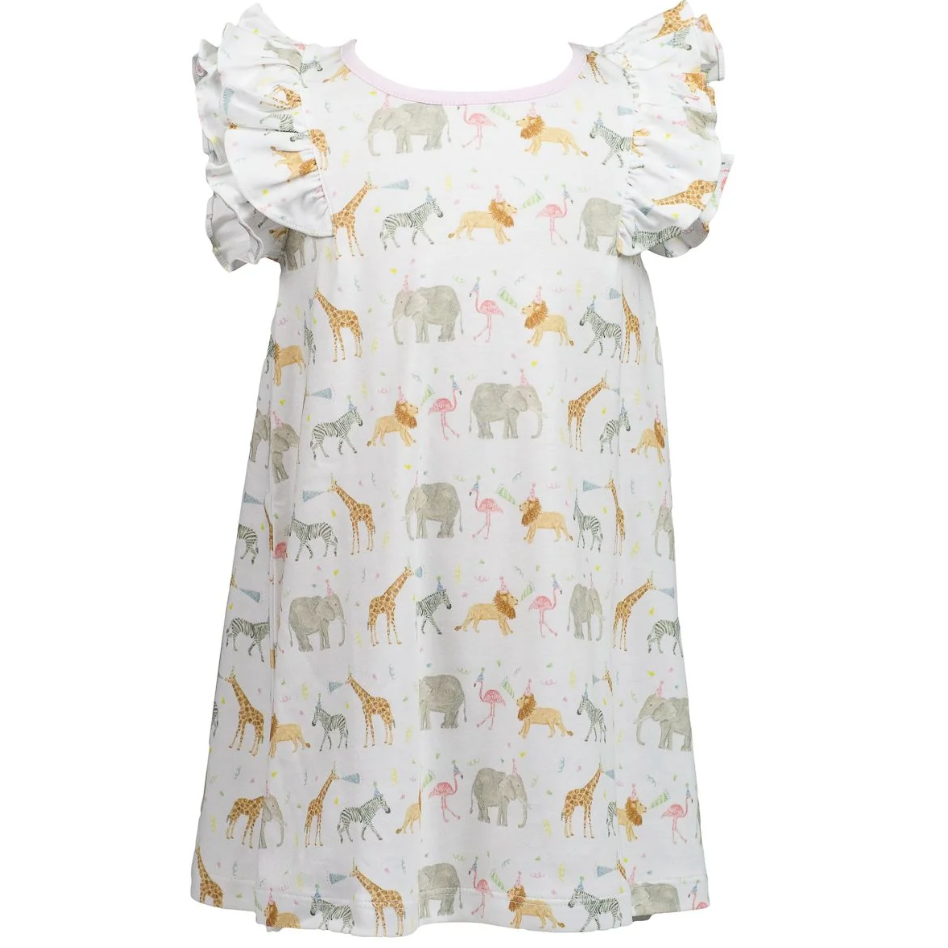 The Proper Peony Party Animals Sleeveless Dress – Bucklesandbowsboutique