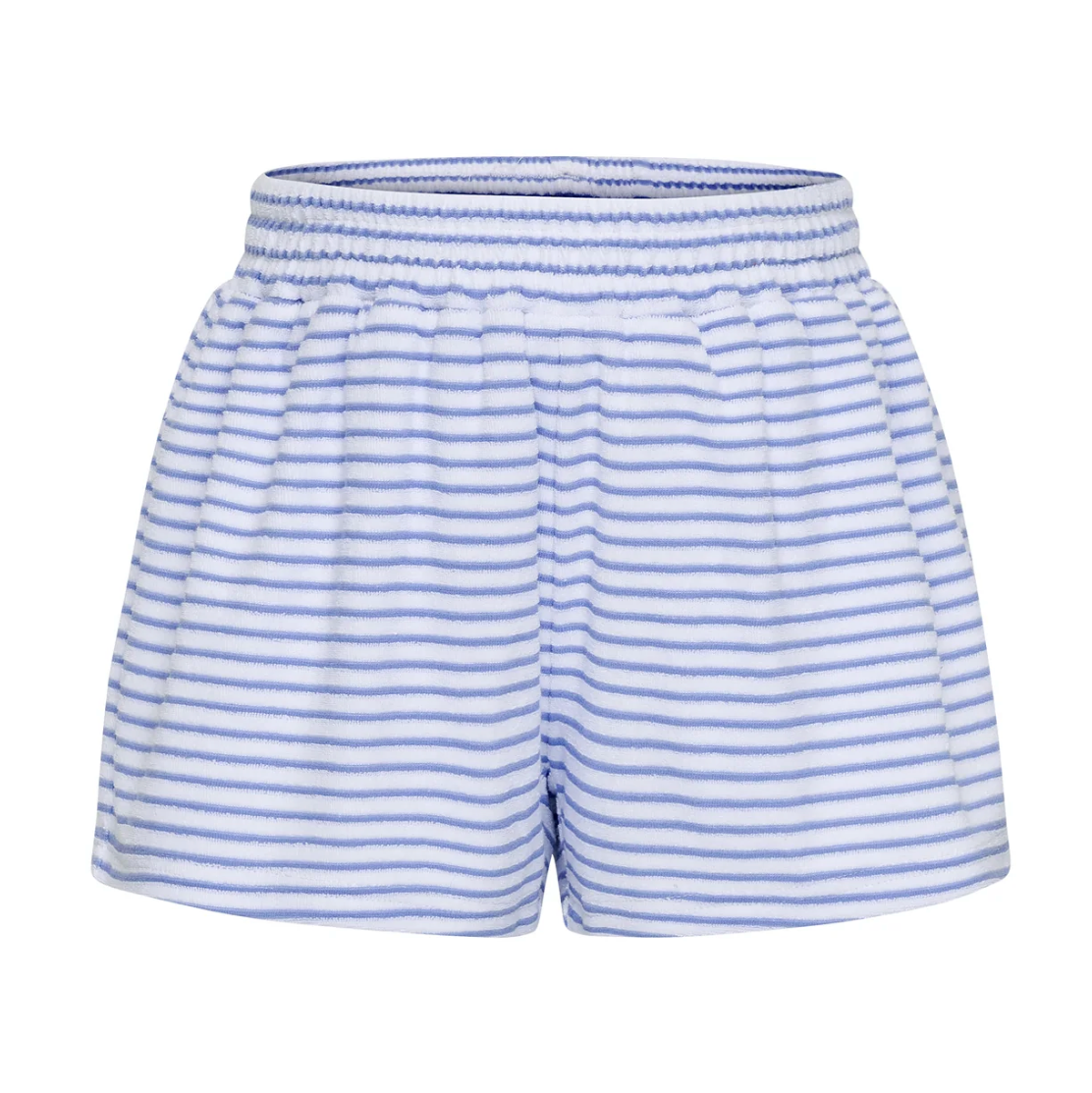Pleat Blue/White French Terry Carlisle Short