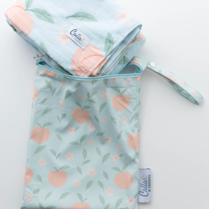 Calla & Friends Maverick's Beach Towel - Peach Blossom