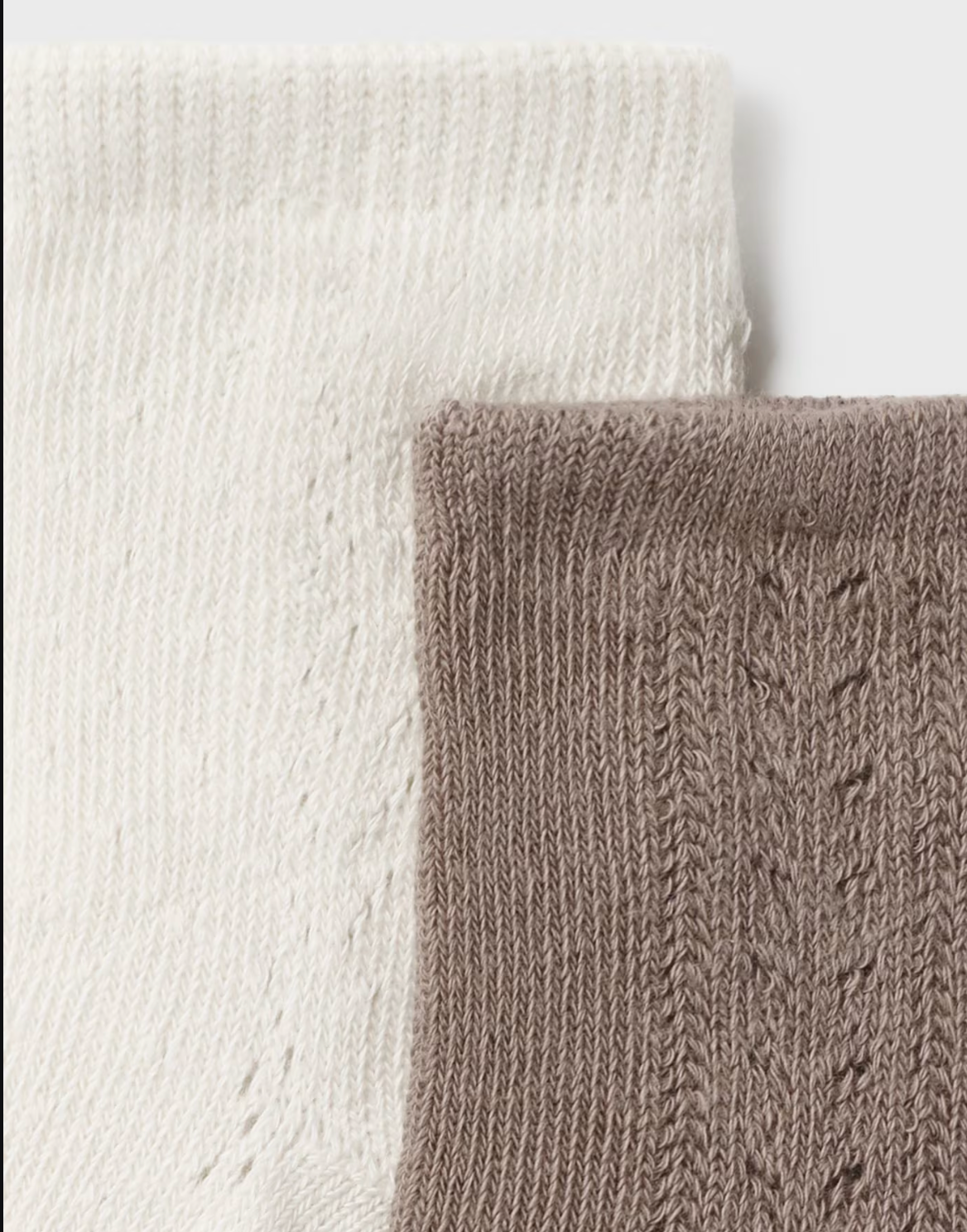 Mayoral Baby Brown/Ivory 2 Pack Socks