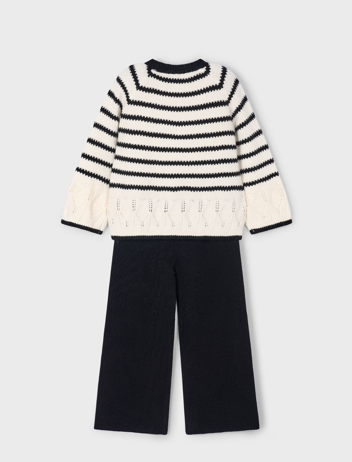 Mayoral Girl Suzie Stripe Sweater & Pants Set