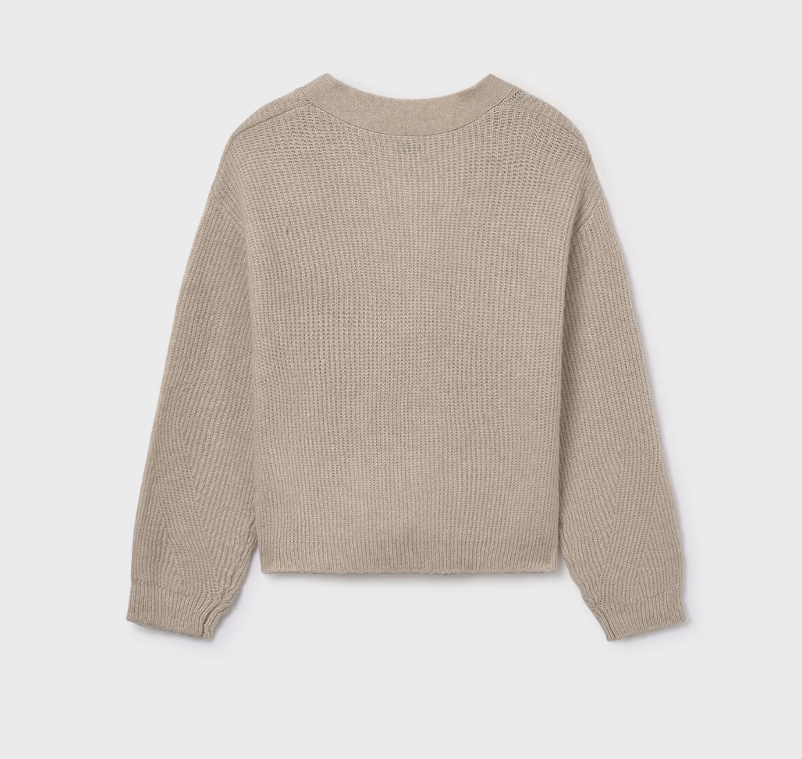 Mayoral Tween Oatmeal Cardigan