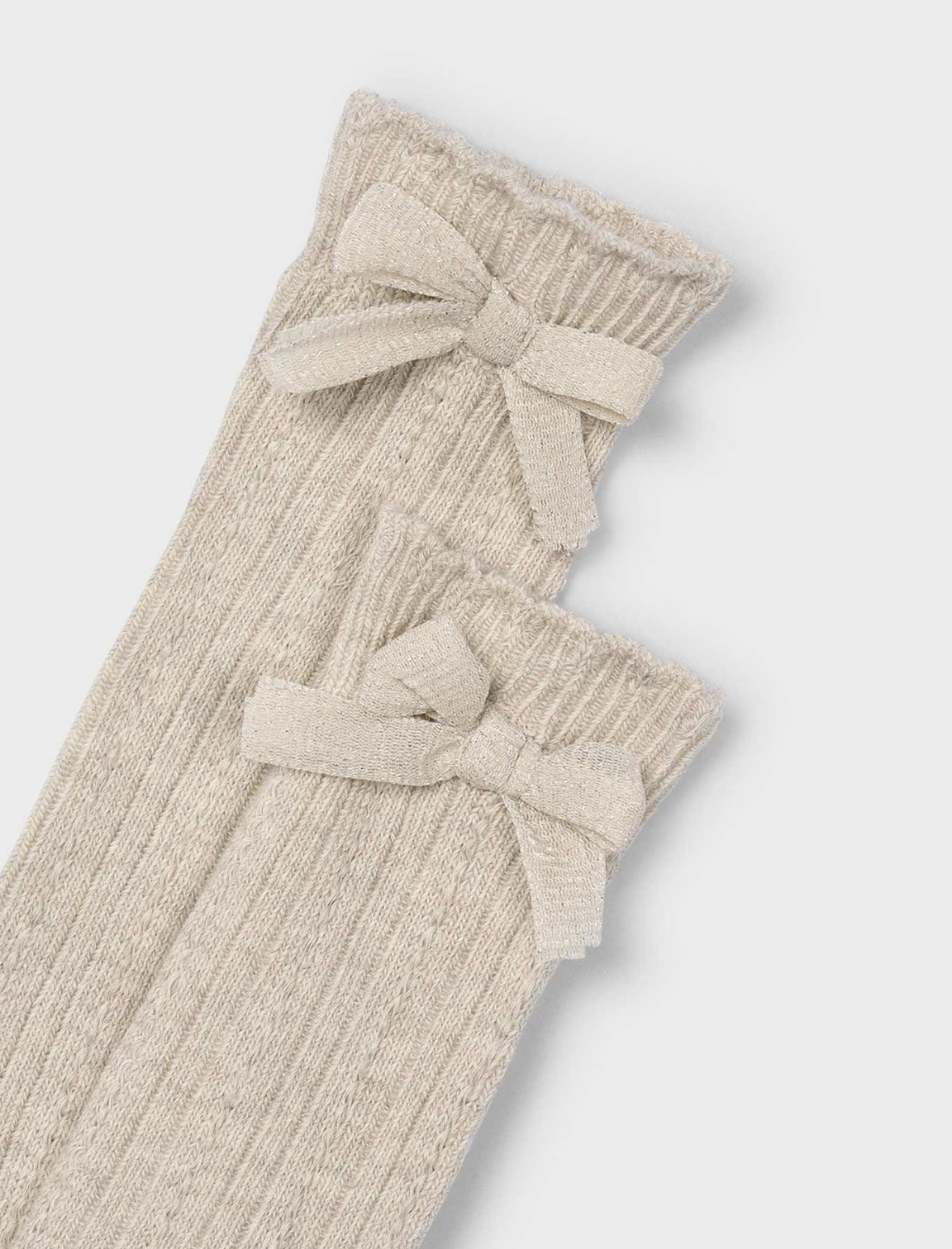 Mayoral Girl Champagne Knee High Socks