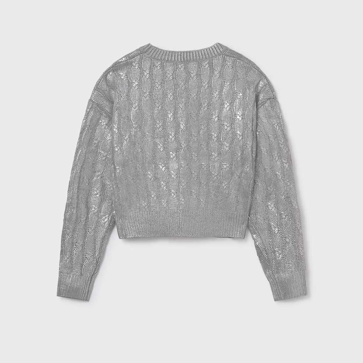 Mayoral Tween Silver Sweater