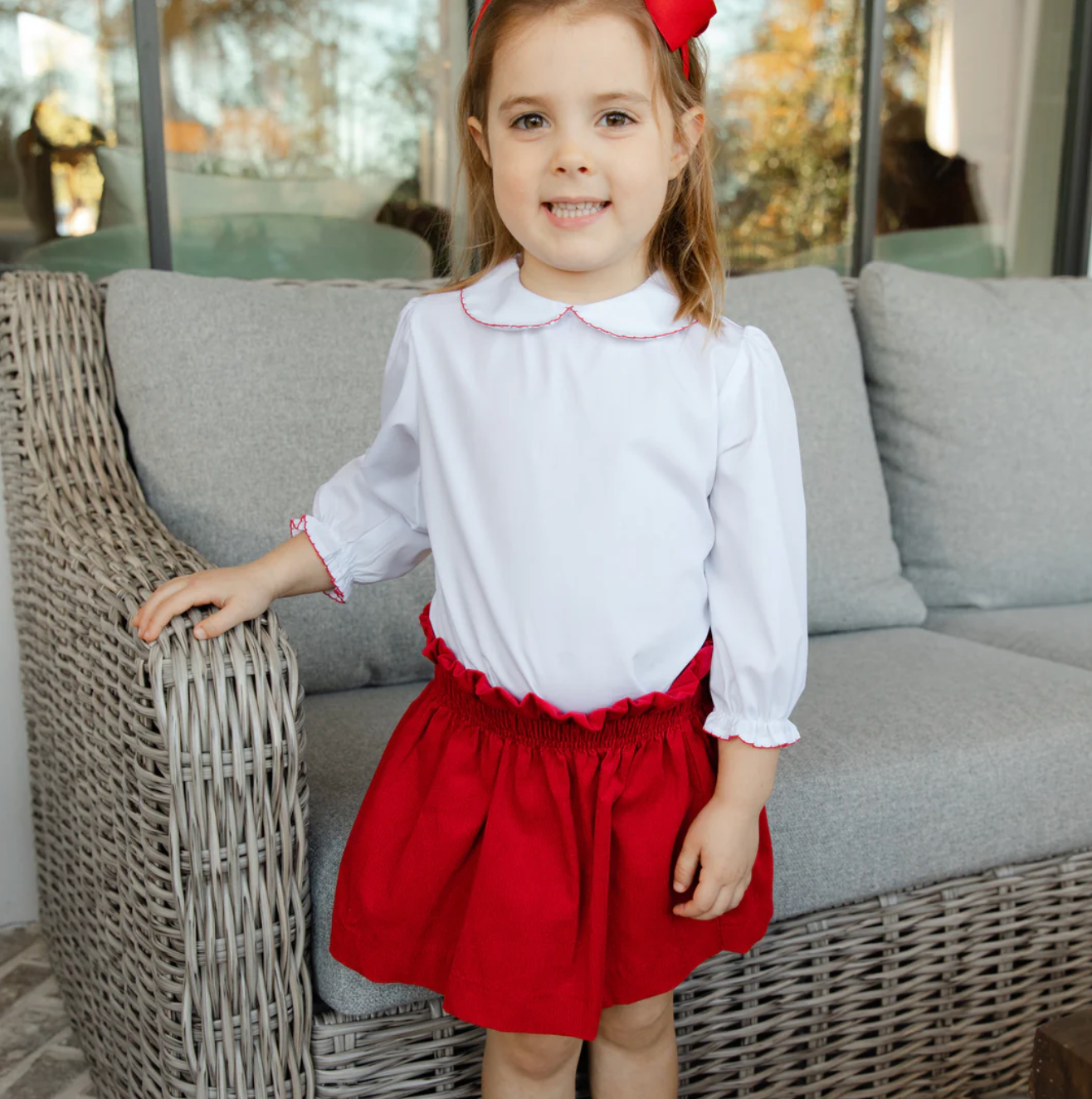 Bailey Boys Red Corduroy Skirt
