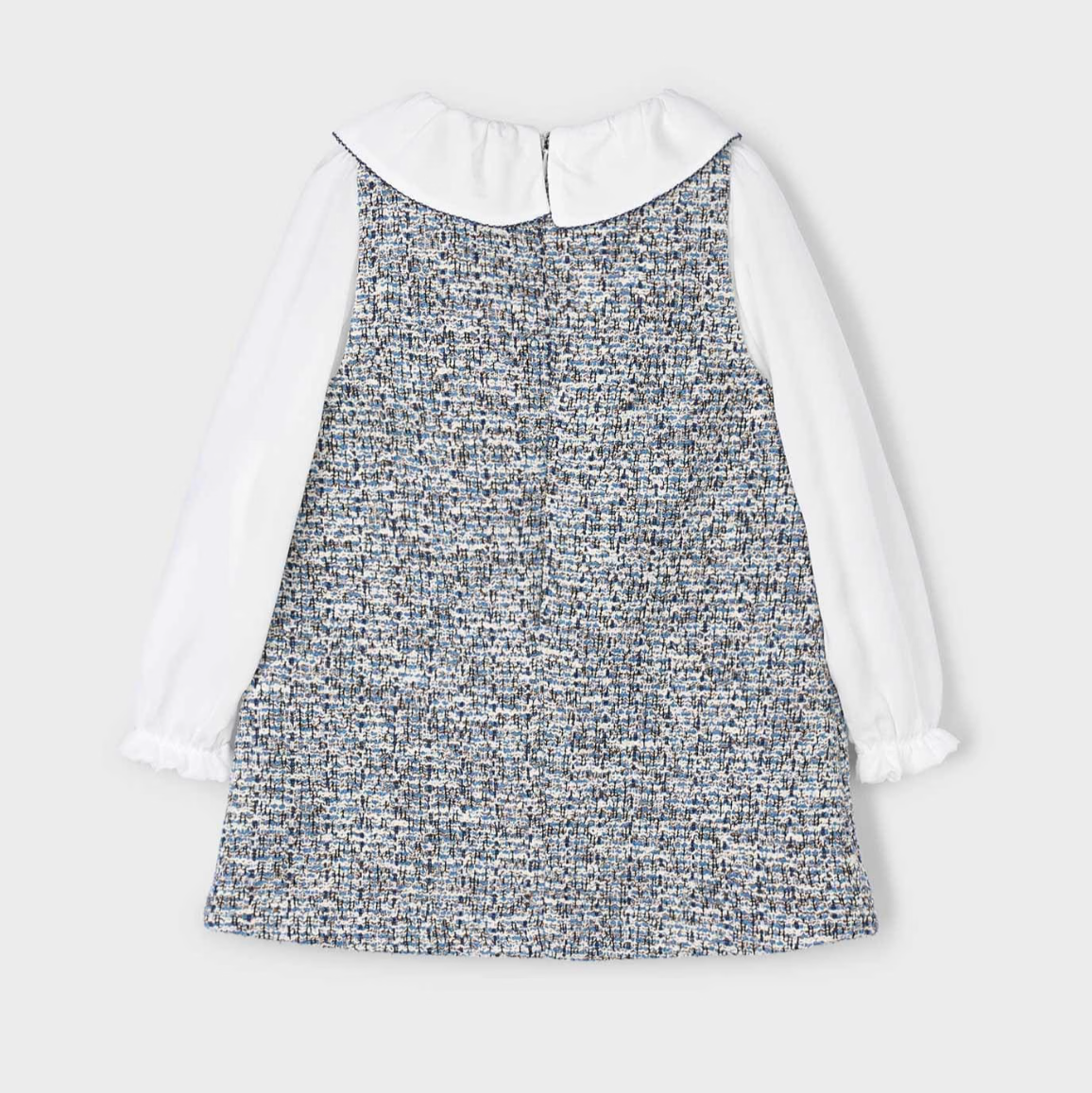 Mayoral Girl Blue Pinafore Dress