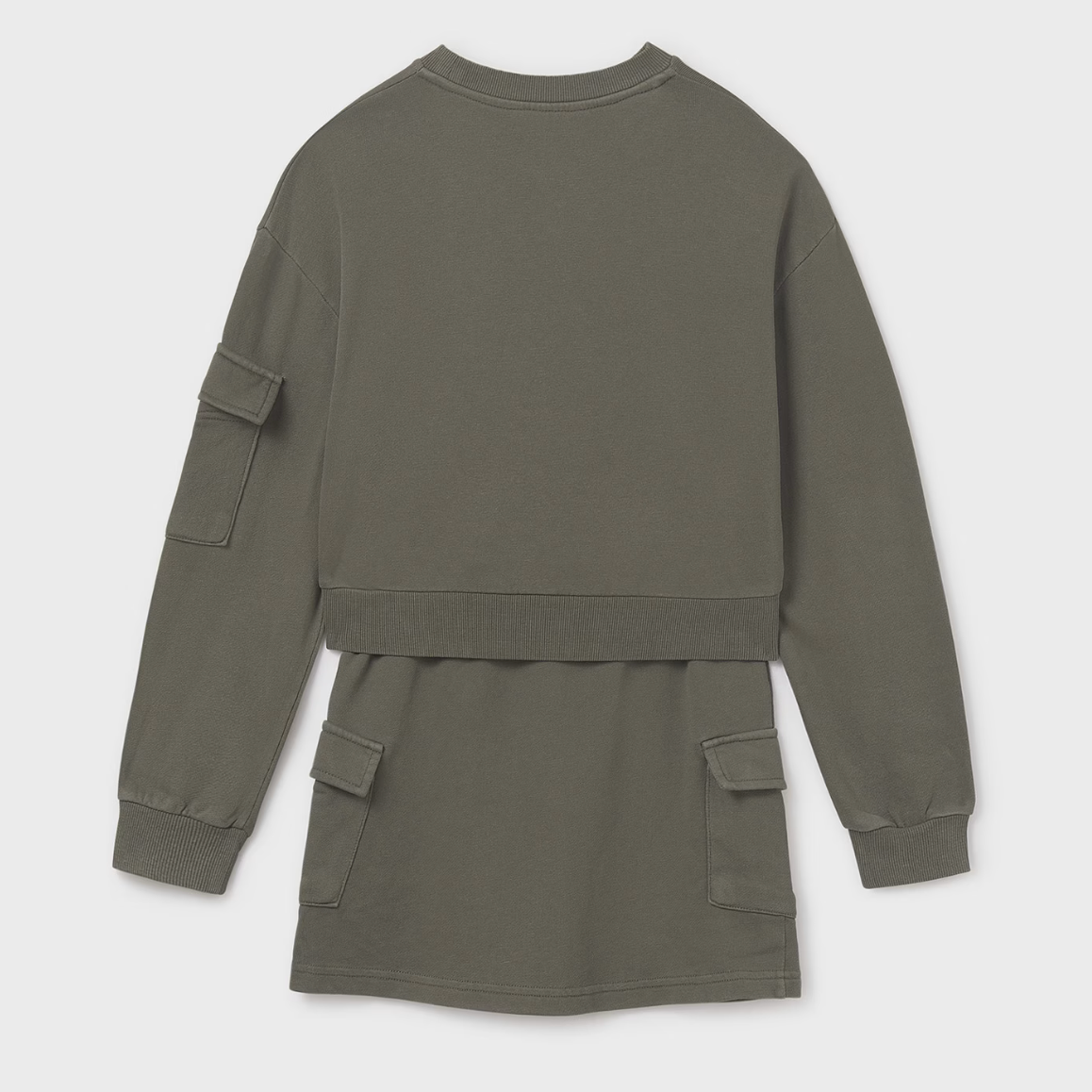 Mayoral Tween Olive Skirt Set