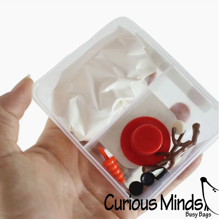 Melting Snowman Putty Slime