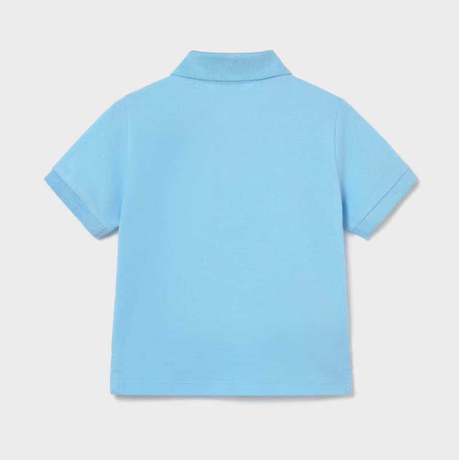 Mayoral Baby Boy Sky Blue Basic Polo