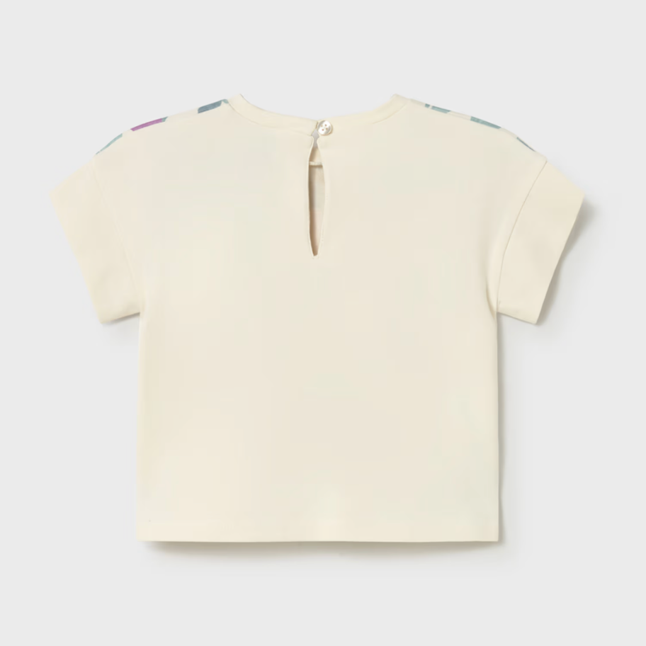 Mayoral Baby Girl Bees and Flowers Shirt