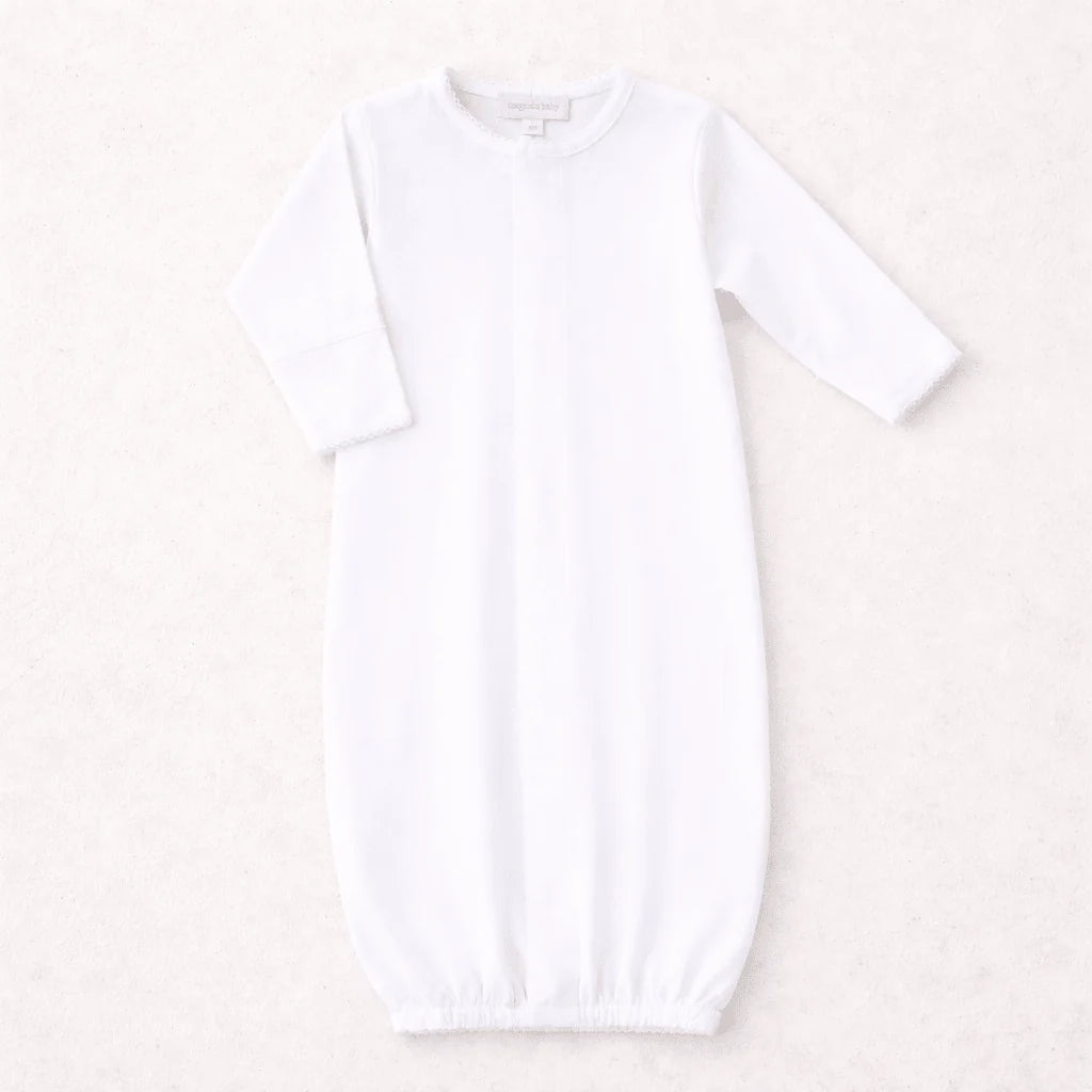 Magnolia Baby Essentials Solid White Converter Gown