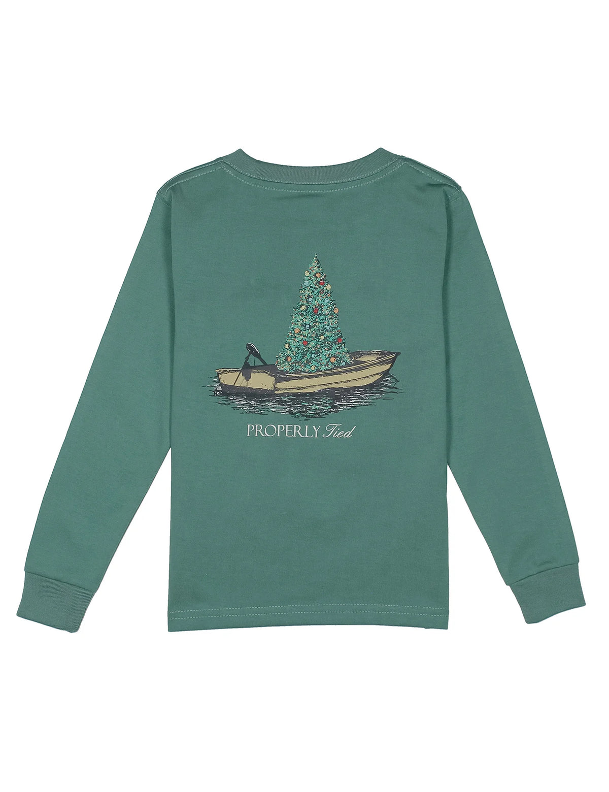 Properly Tied Jolly Boat LS Marine Green
