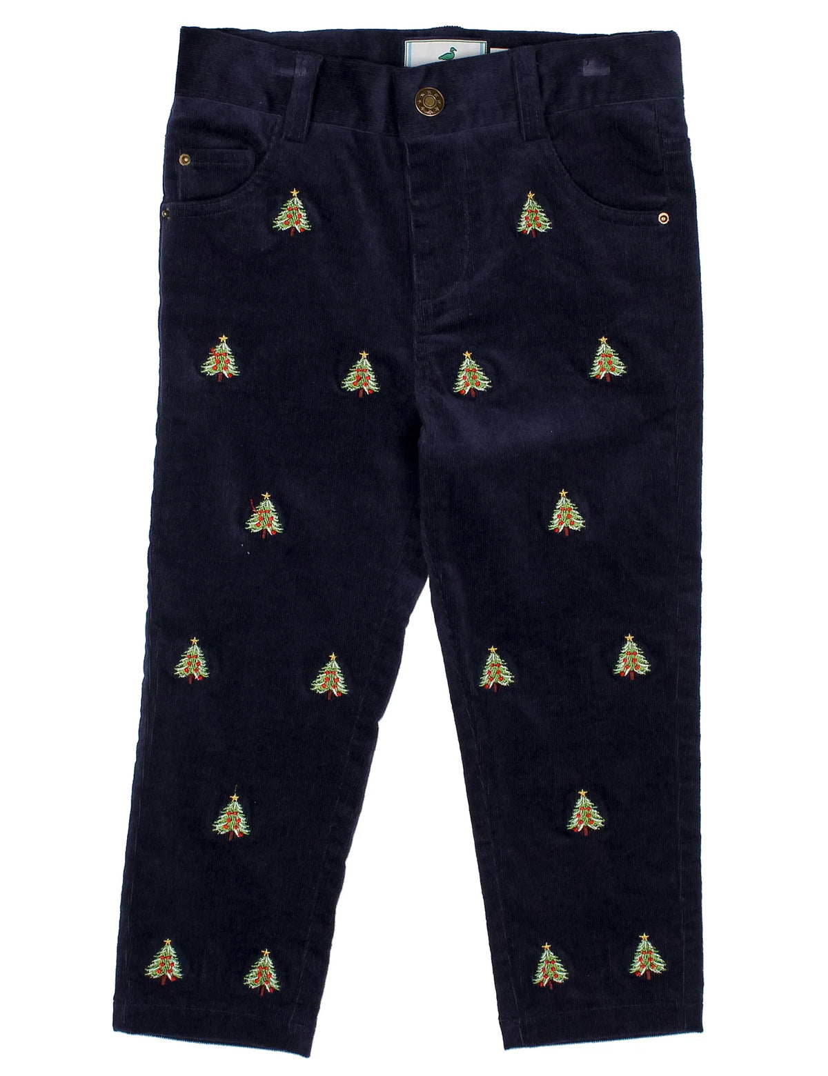 Properly Tied Navy Boys Tinsel Christmas Tree Pants