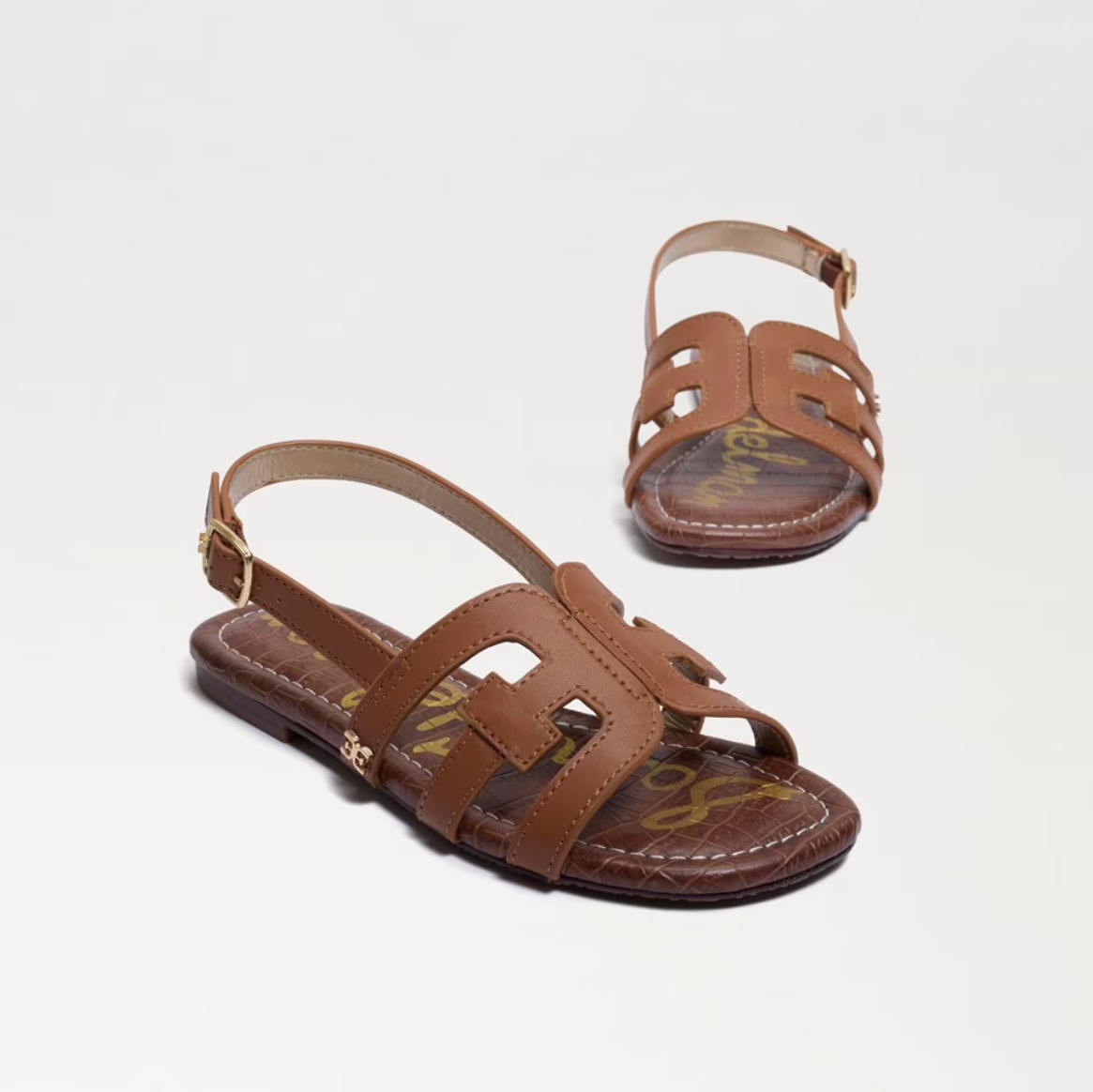 Sam Edelman Kids Bella Slingback Sandal with oversized logo, perfect for girls' summer outfits
