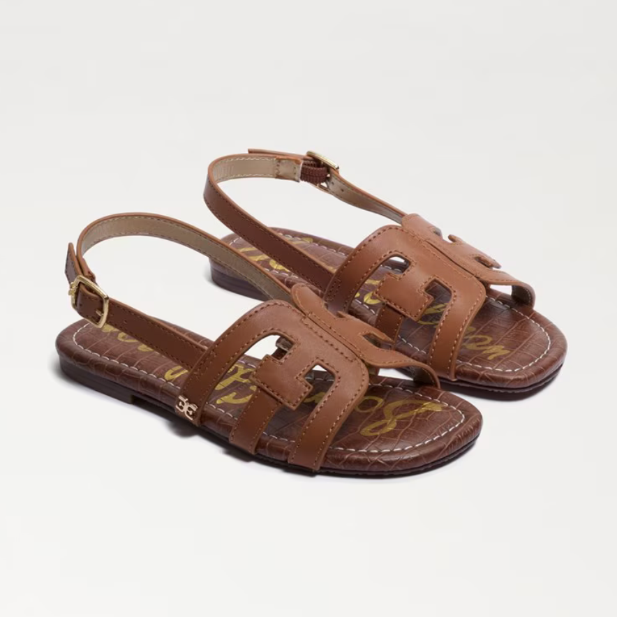 Sam Edelman Kids Bella Slingback Sandal with oversized logo, perfect for girls' summer outfits