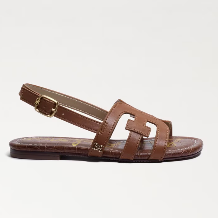 Sam Edelman Kids Bella Slingback Sandal with oversized logo, perfect for girls' summer outfits