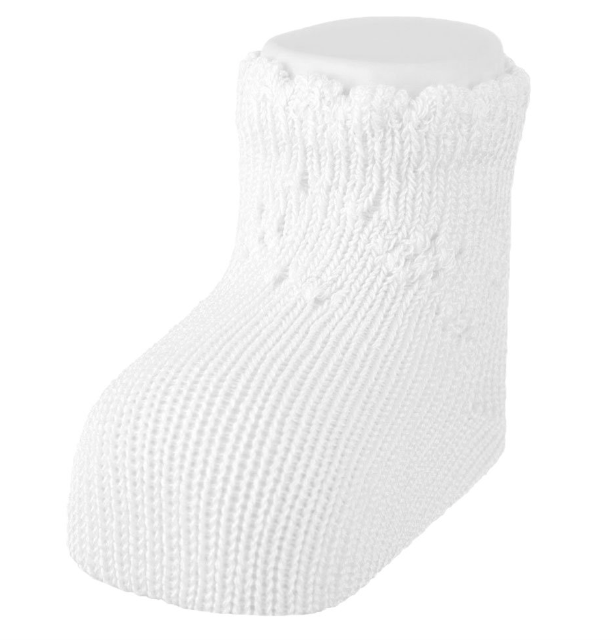 Carlomagno Newborn openwork Scottish Yarn Socks
