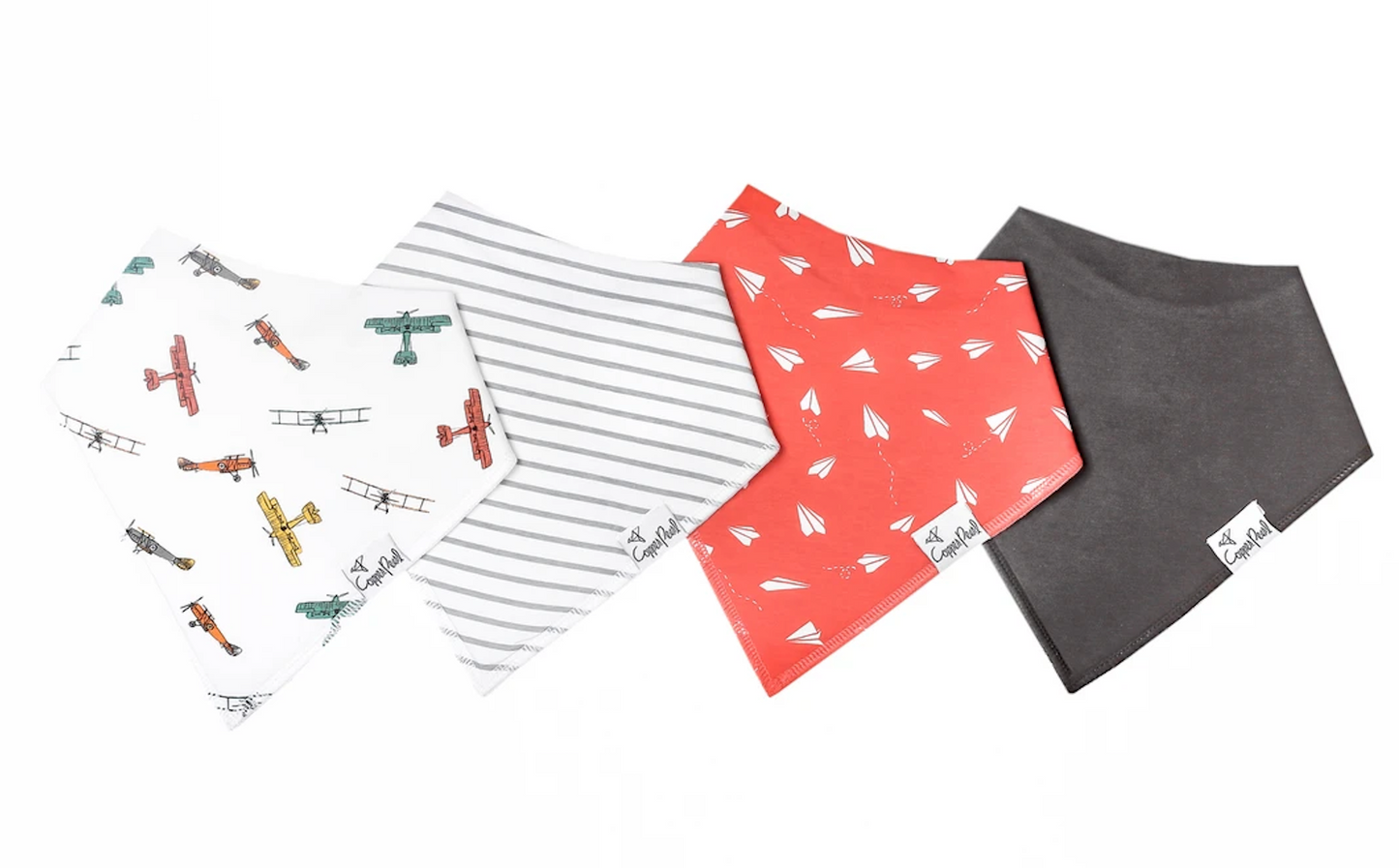 Copper Pearl Baby Bandana Bibs