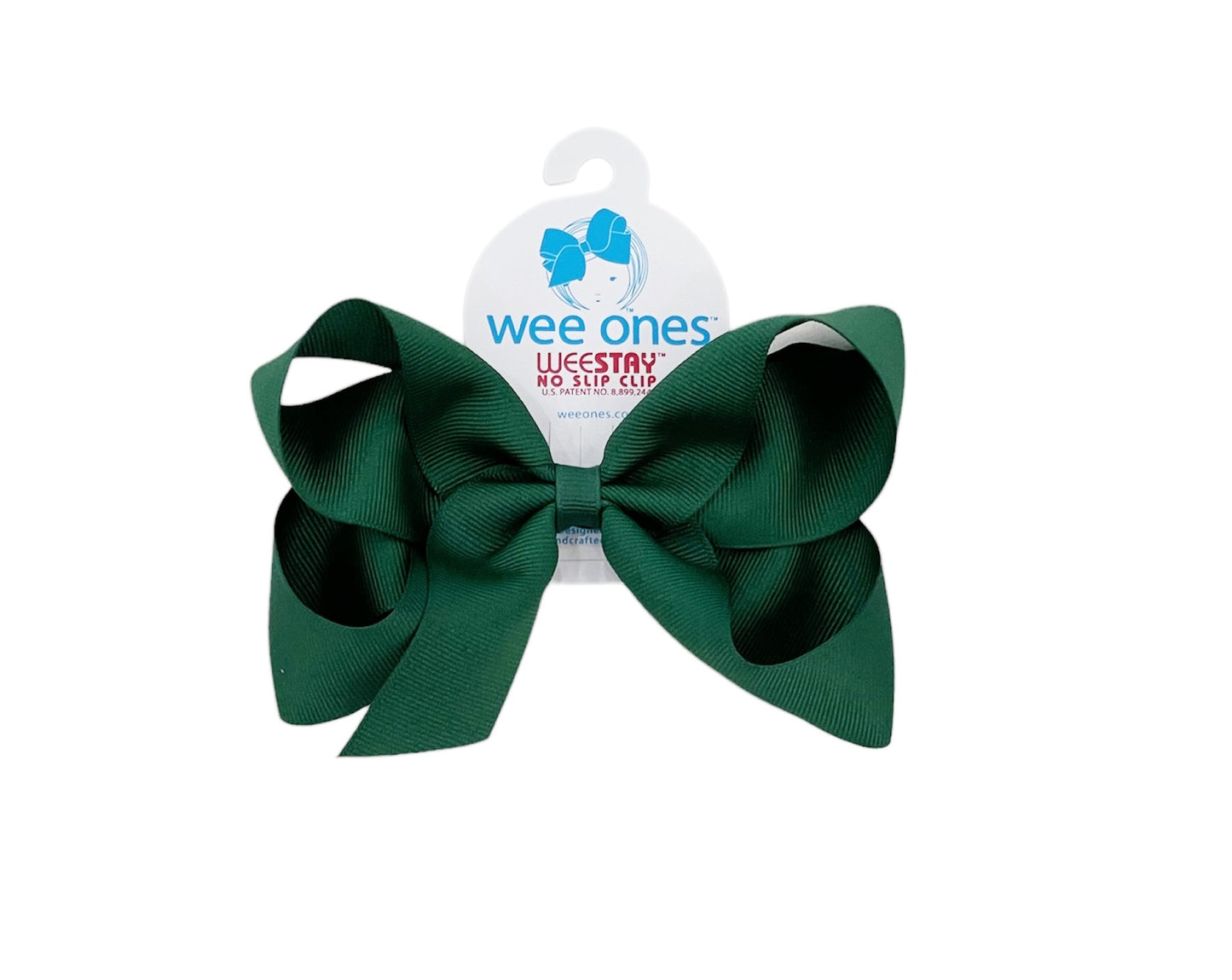 Wee Ones Hair Bows Forest Green FGR