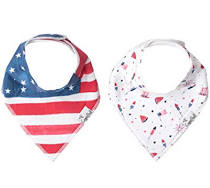 Copper Pearl Baby Bandana Bibs