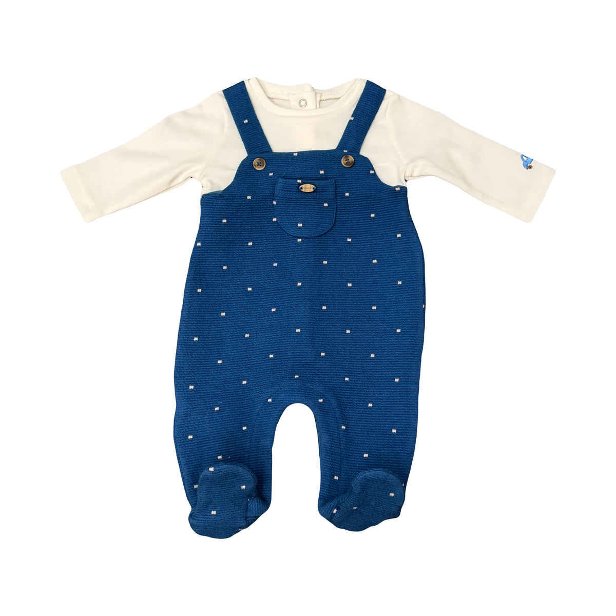 Mayoral Baby Boy Blueberry Romper