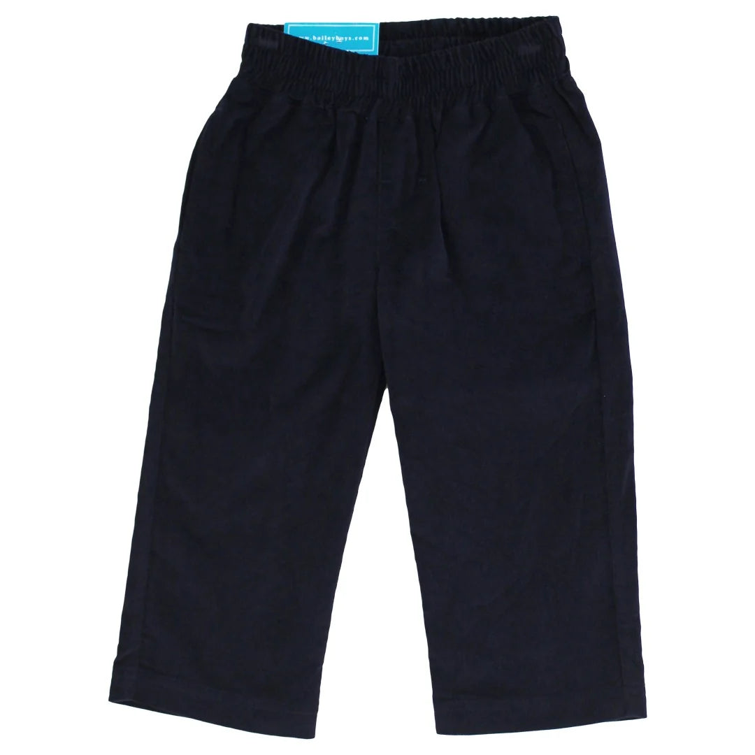 J. Bailey Navy Charlie Cord Pull On Pant
