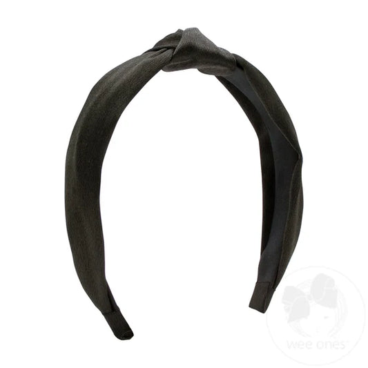 Wee Ones Satin Knot Wrapped Headband