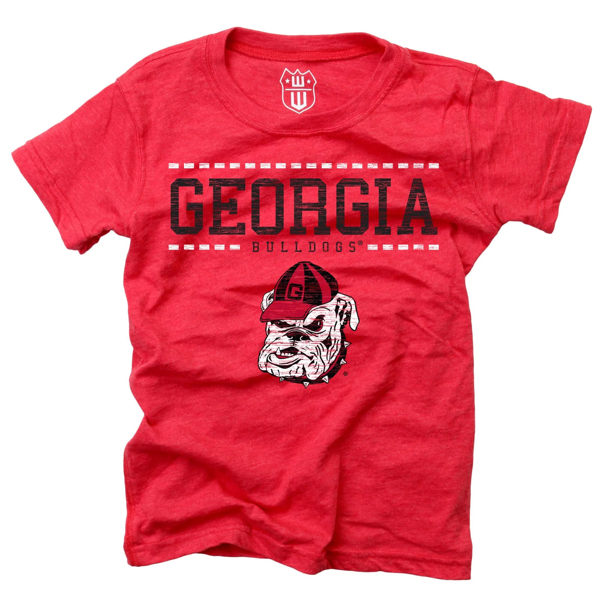 Wes and Willy Georgia Bulldog Girls SS Tee