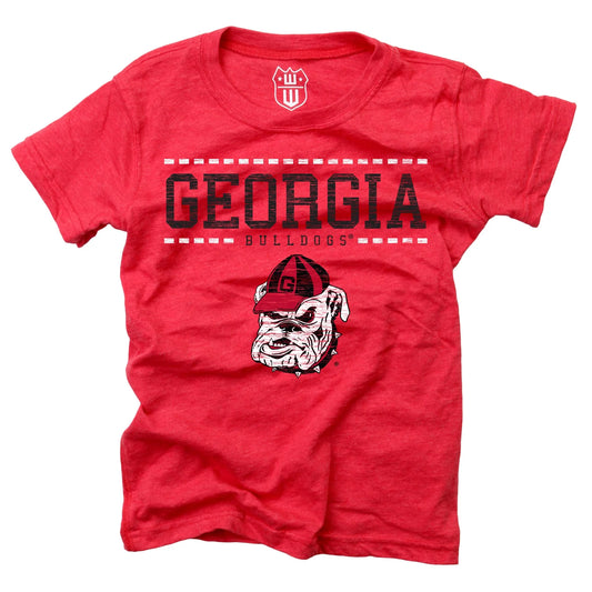 Wes and Willy Georgia Bulldog Girls SS Tee