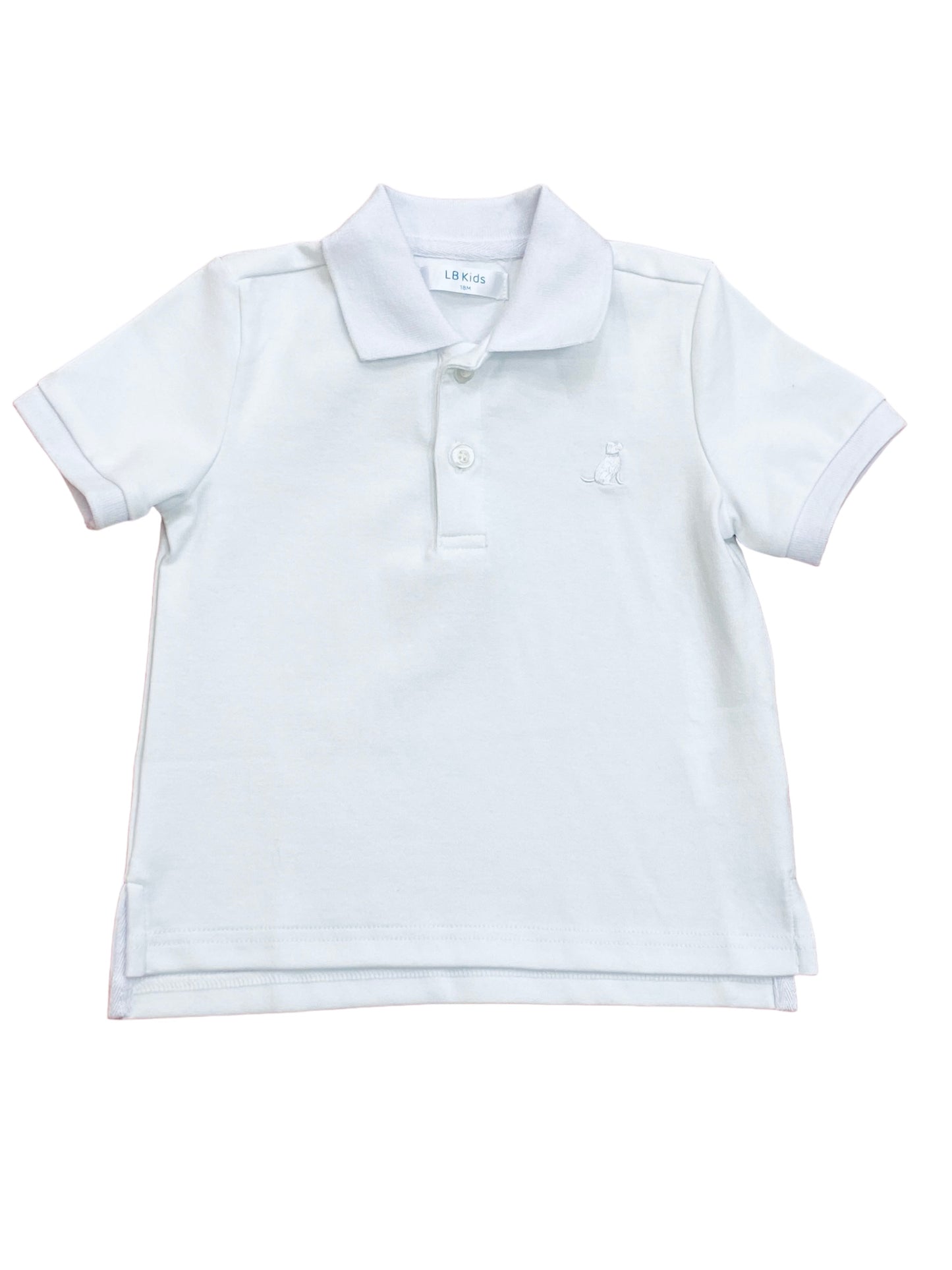 LB Kids Blake White Polo